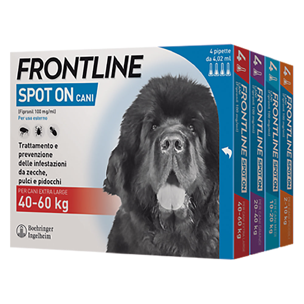 ANTIPARASSITARIO 'FRONTLINE SPOT-ON' cani 2/10 kg - 4 pipette ml 0,67