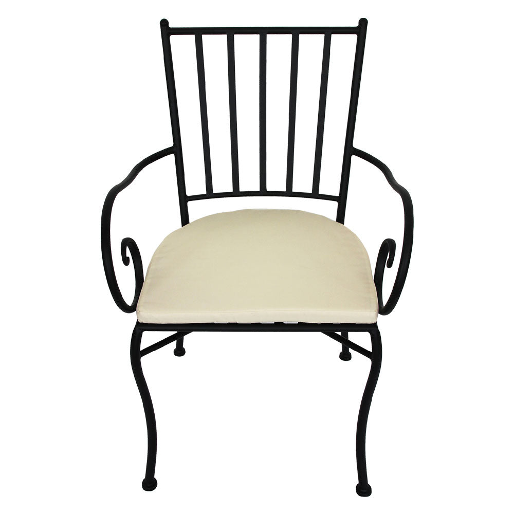 SEDIA CON BRACCIOLI 'ORTIGIA' cm 45 x 42 x h.88