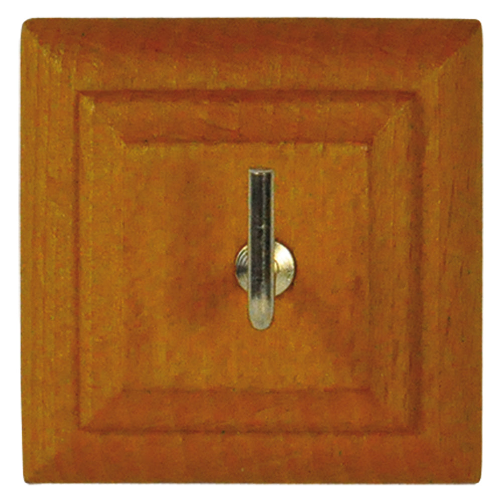 APPENDITUTTO ADESIVO LEGNO 'QUADRO' 1 posto - pz. 2