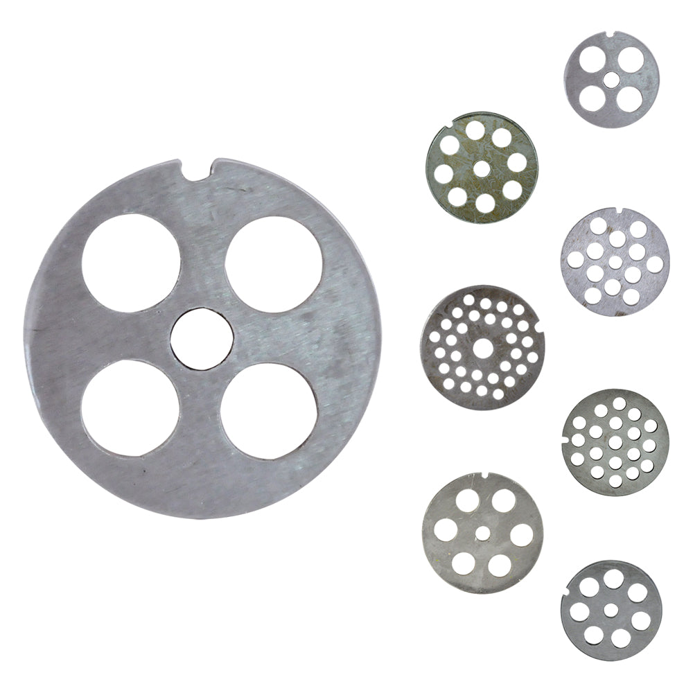 PIASTRA PER TRITACARNE MANUALE Per n.5 - 4 fori da 14 mm.