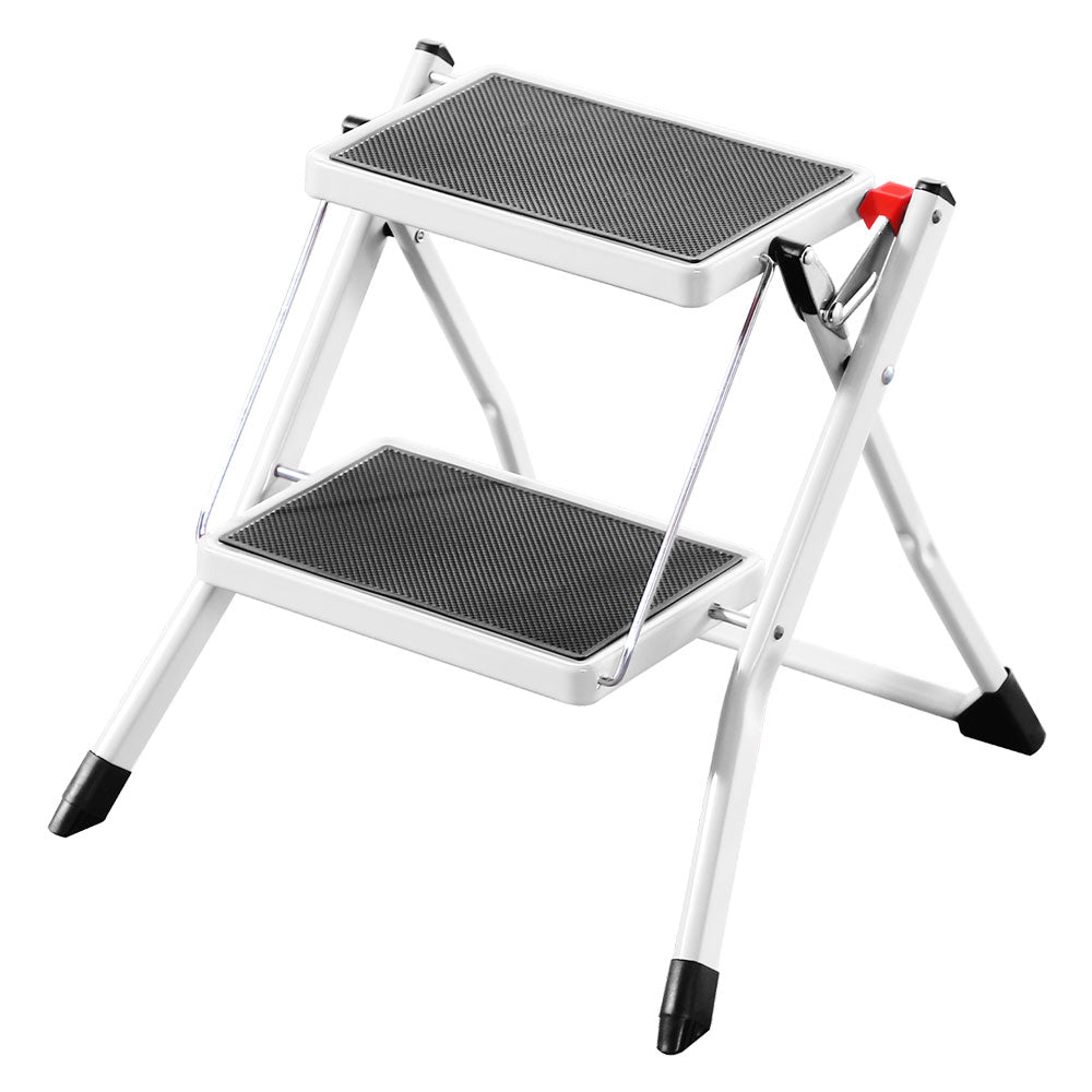 SGABELLO APRIBILE GRADINO CON TAPPETINO 'KLOSE' 2 gradini - aperto cm. 49 x 48,8 x h.44,5