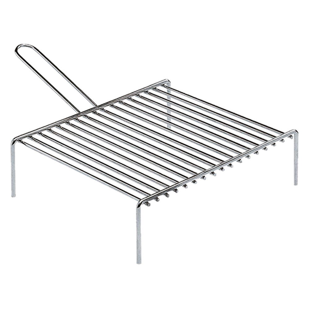 GRATICOLA PER CAMINO 'PESANTE' cm 30 x 25 - 1 manico