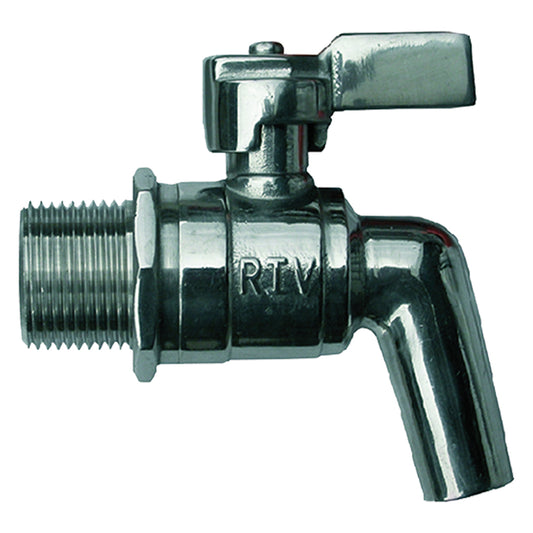 RUBINETTO A SFERA INOX CON LEVA 1/2