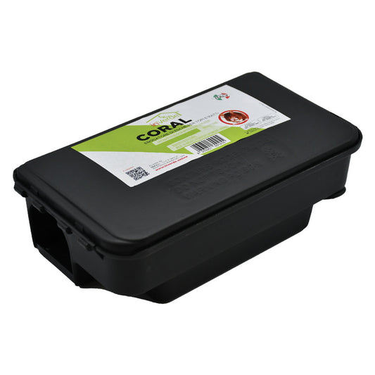 STAZIONE DI SICUREZZA PER ESCHE RODENTICIDE 'CORAL' cm. 12,5 x 23