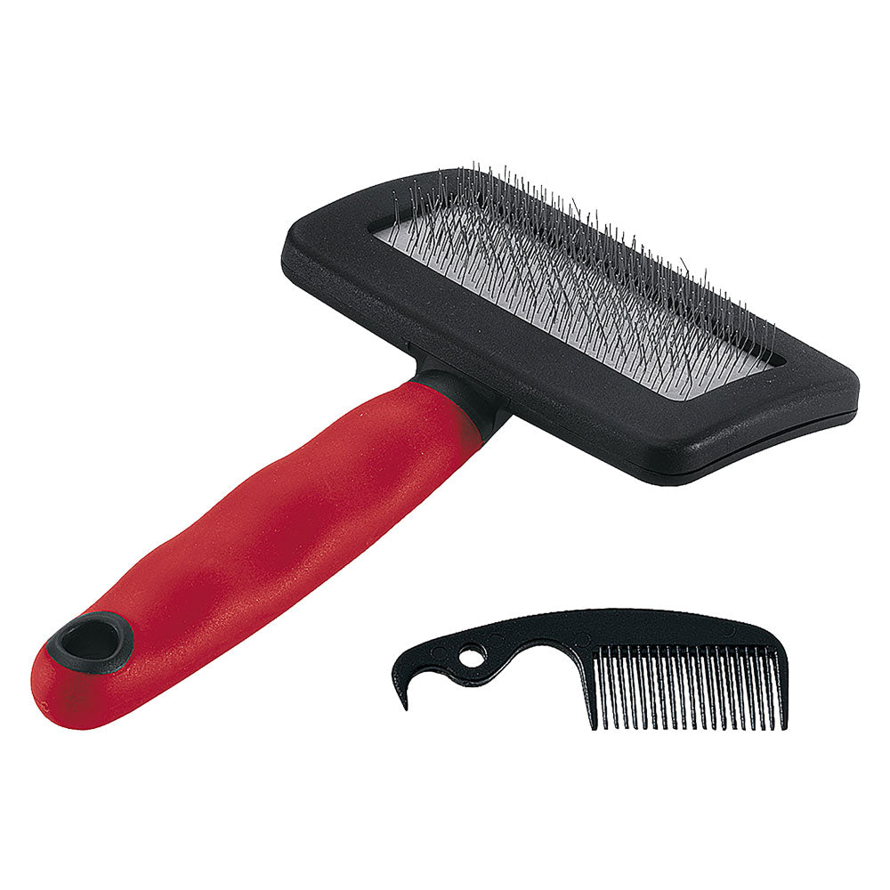 SPAZZOLA CARDATRICE 'GRO' tipo 'large' cm 16,5 x 11,4 x h.3,3