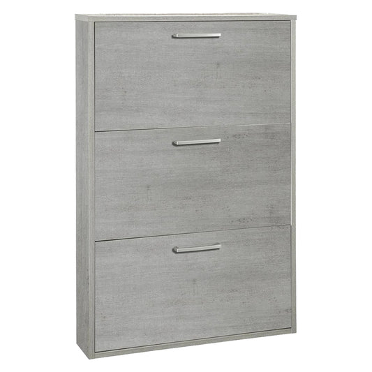 SCARPIERA 3 RIBALTE SINGOLE LINEA 'MEGARA' cm. 15 x 65 x h.105 - rovere artisan