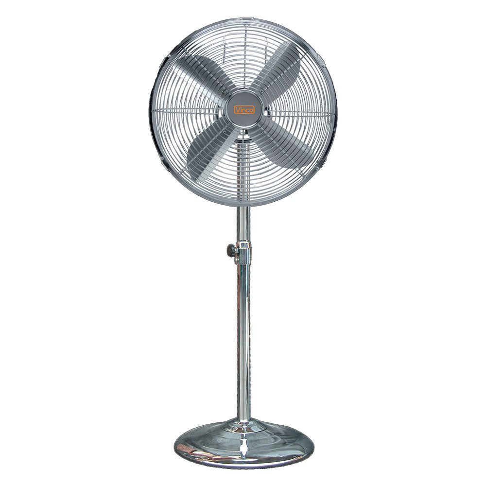 VENTILATORE DA PAVIMENTO 'CHROME' 90 W - Ø 50 cm / altezza massima 150 cm