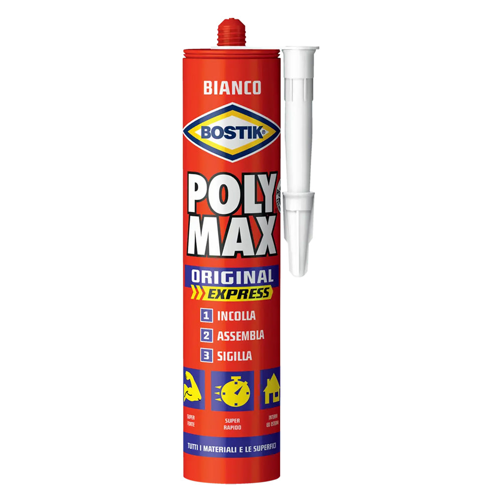 ADESIVO SIGILLANTE UNIVERSALE 'POLY MAX' ORIGINAL  gr. 425 - bianco