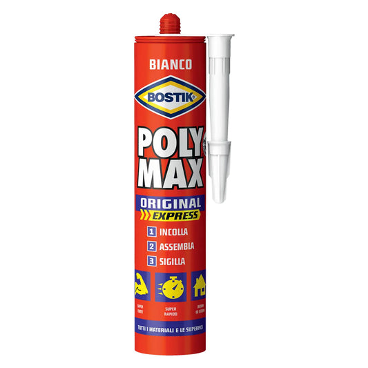 ADESIVO SIGILLANTE UNIVERSALE 'POLY MAX' ORIGINAL  gr. 165 - bianco