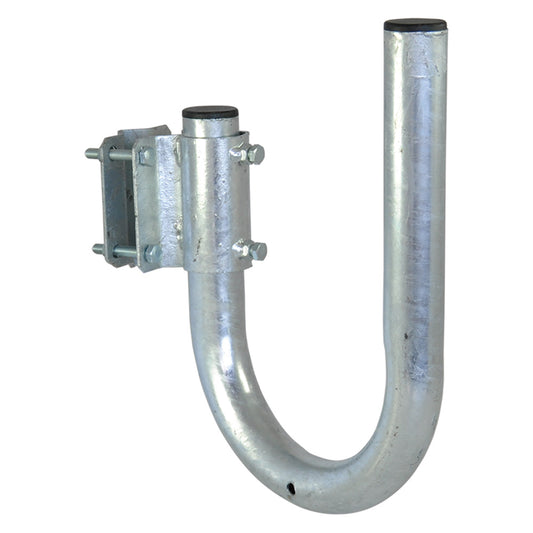 STAFFA DI FISSAGGIO PER PALO PARABOLA per pali Ø mm 25>60