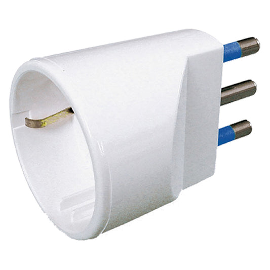 ADATTATORE SINGOLO art.CE18B - spina 2P + T 16A - scatola appendibile