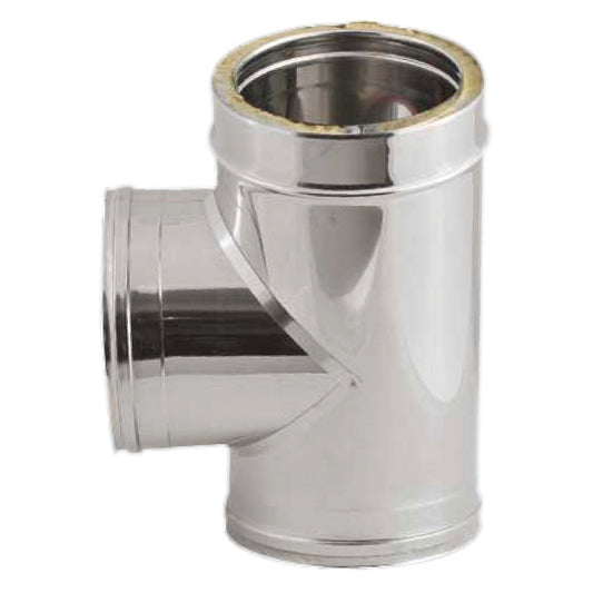 RACCORDO DOPPIA PARETE A 'T' 90° ø cm  10/15