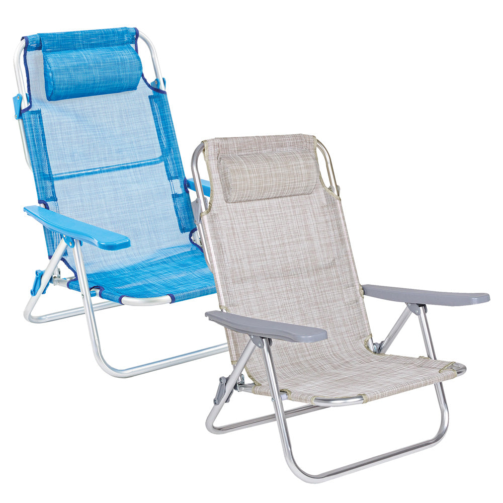 SPIAGGINA CON BRACCIOLI 'GABICCE' telo blu