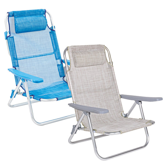 SPIAGGINA CON BRACCIOLI 'GABICCE' telo blu